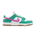 Nike Dunk Low White Stadium Green Fuchsia (Women's)