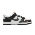 Nike Dunk Low Black Bright Mandarin Mini Swoosh (GS)