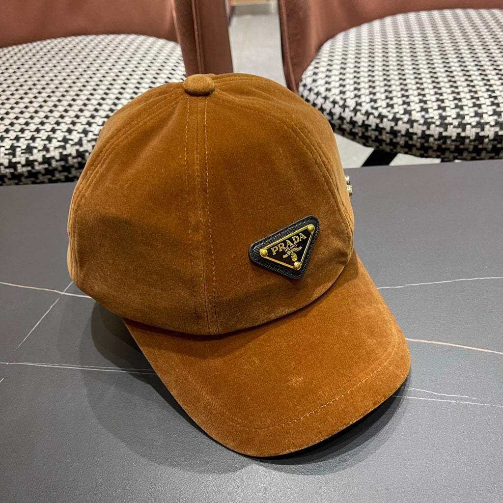PRA 25 BASEBALL CAP BROWN VELVET 823467
