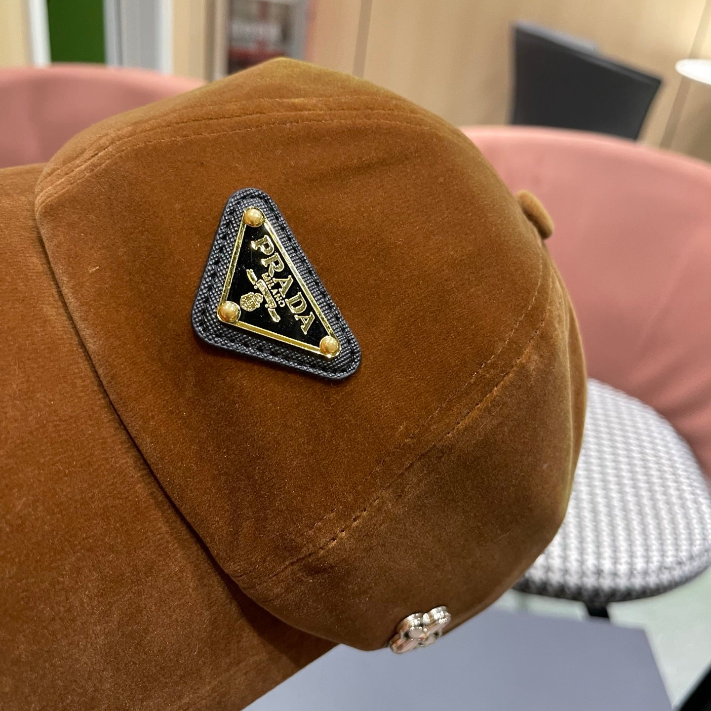 PRA 25 BASEBALL CAP BROWN VELVET 823467
