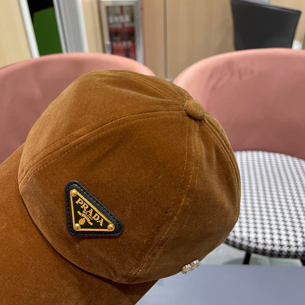 PRA 25 BASEBALL CAP BROWN VELVET 823467