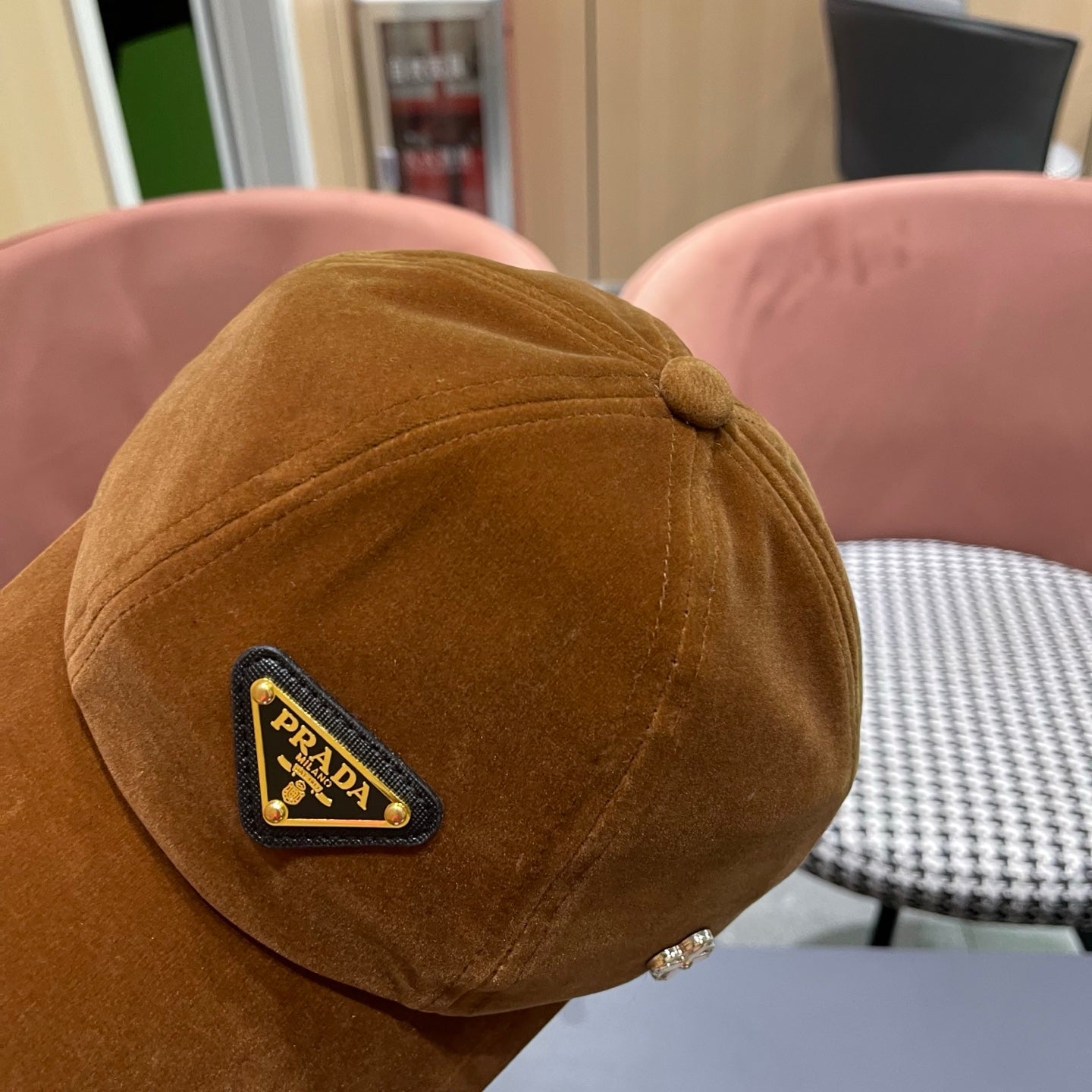 PRA 25 BASEBALL CAP BROWN VELVET 823467