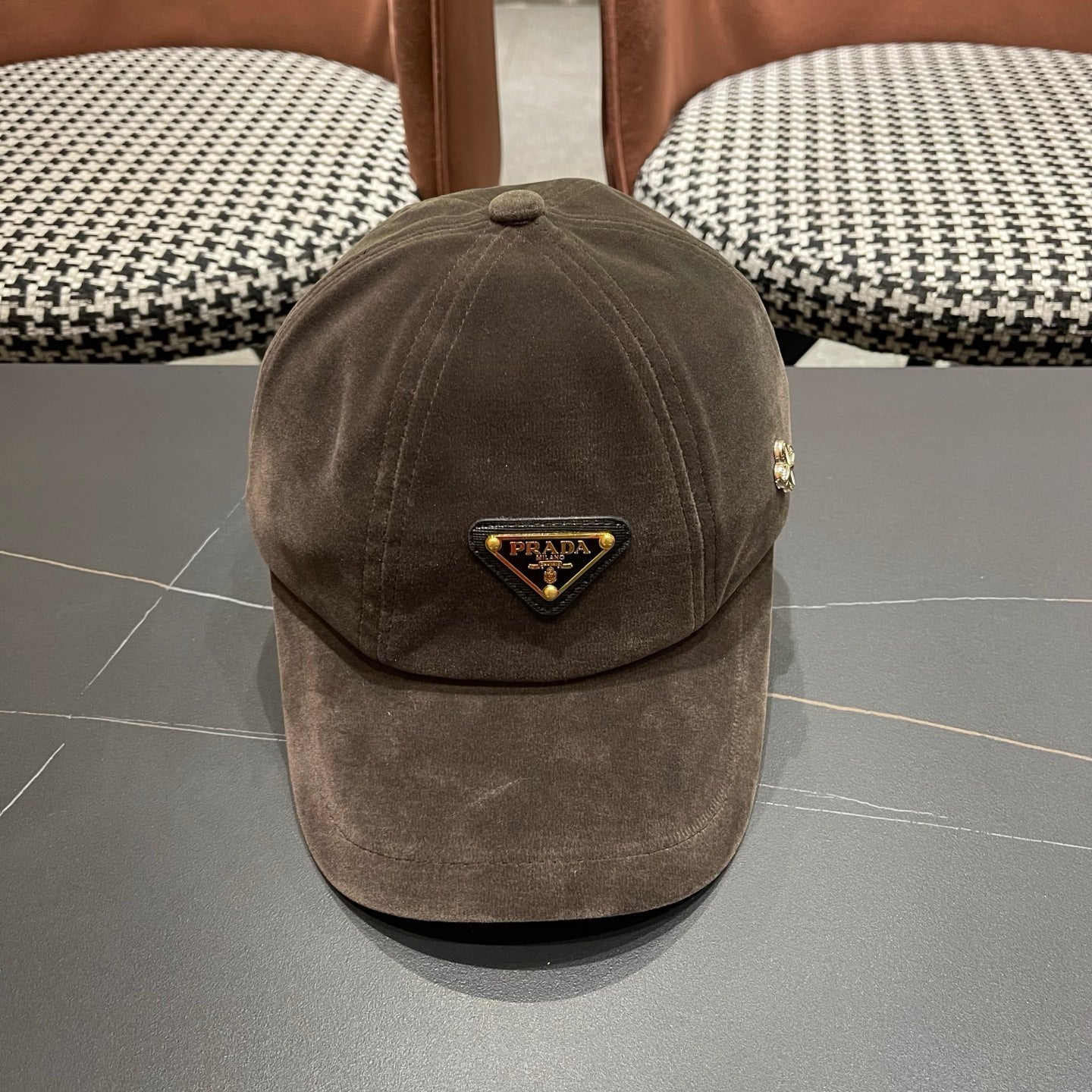 PRA 25 BASEBALL CAP GRAY VELVET 823468
