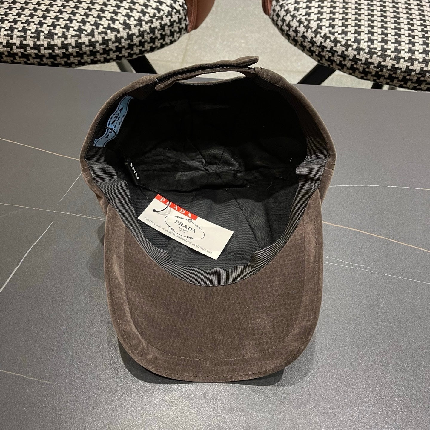 PRA 25 BASEBALL CAP GRAY VELVET 823468