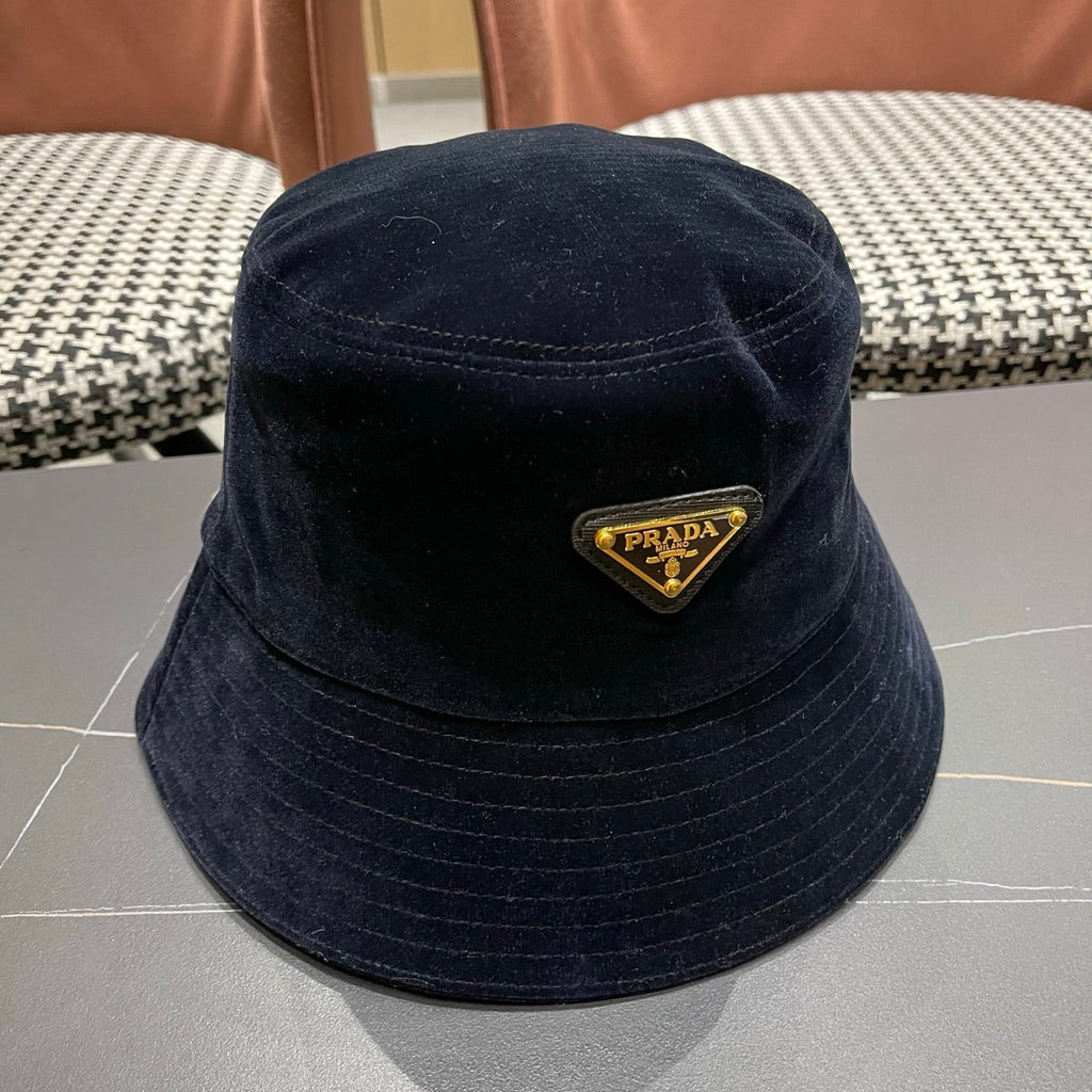 PRA 25 FISHERMAN HAT DARK BLUE SUEDE 823471