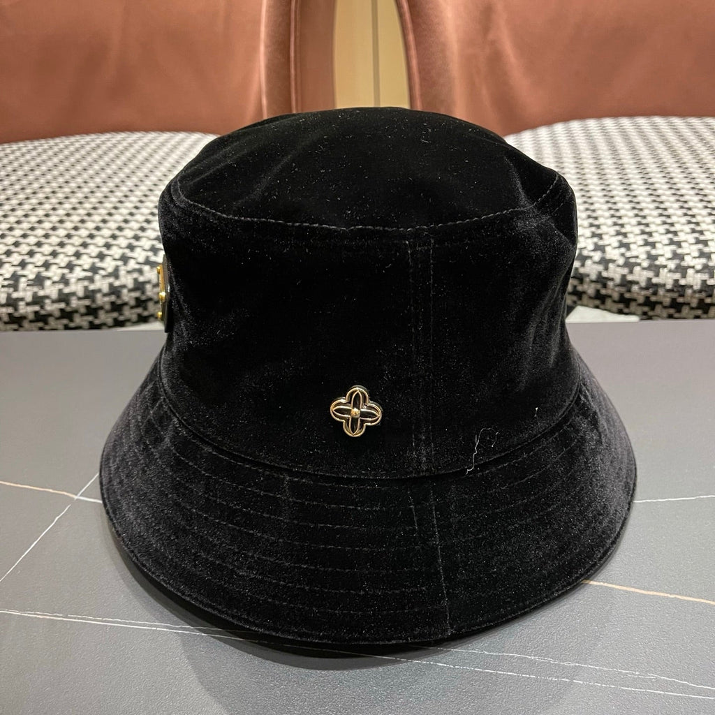 PRA 25 FISHERMAN HAT BLACK SUEDE 823473