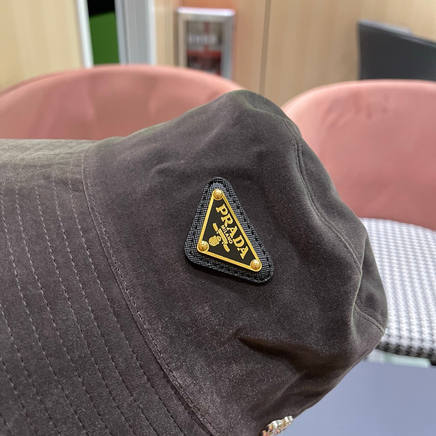 PRA 25 FISHERMAN HAT DARK GRAY SUEDE 823474