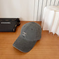 Chanel New Baseball Cap Grey in Cotton 960123