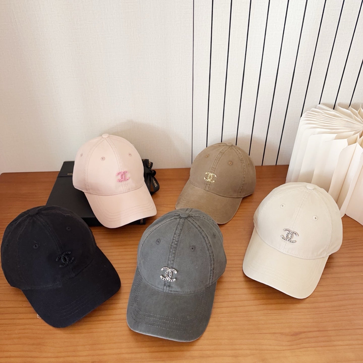 Chanel New Baseball Cap Black in Cotton 960124