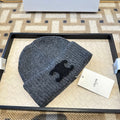 Celine 2025 Fall/Winter New Wool Grey Hat 960101