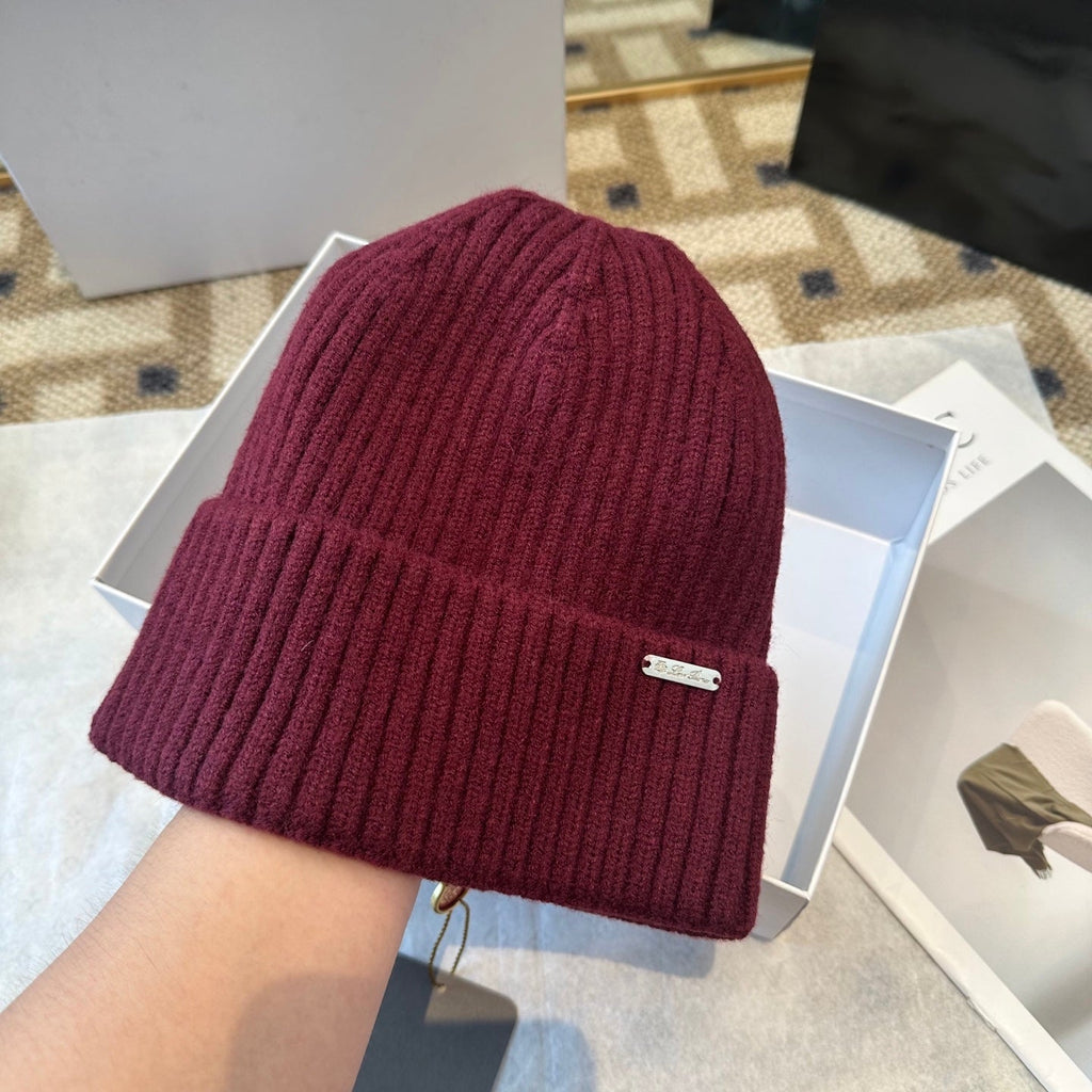 Loro Piana Classic New Style Red Hat Knitting 961812