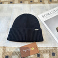 Loro Piana Classic New Style Black Hat Knitting 961814