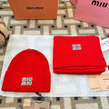 Miu Miu Red Wool Knit Set 979751