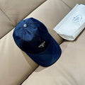 Prada Classic Baseball Cap Blue in Oxford 125615