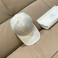 Prada Classic Baseball Cap White in Oxford 125613
