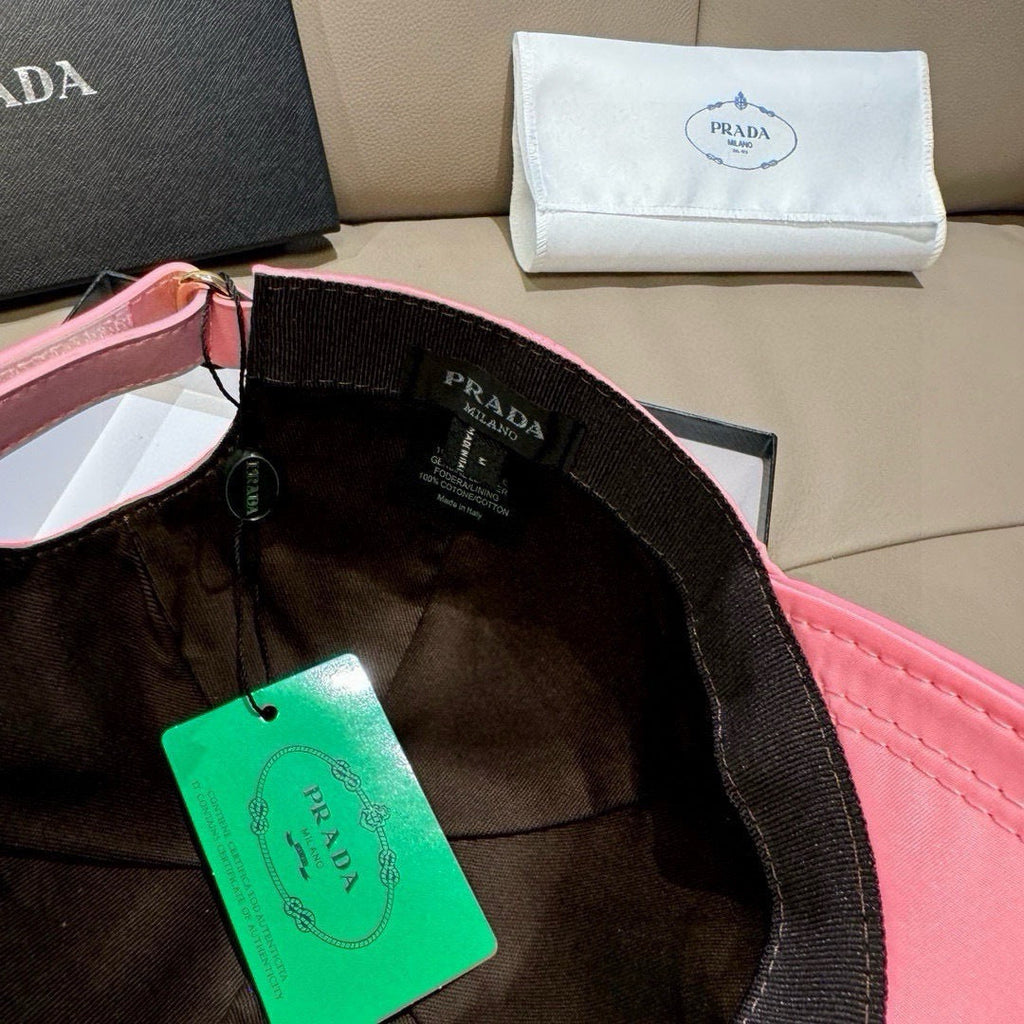 Prada Classic Baseball Cap Pink in Oxford 125612
