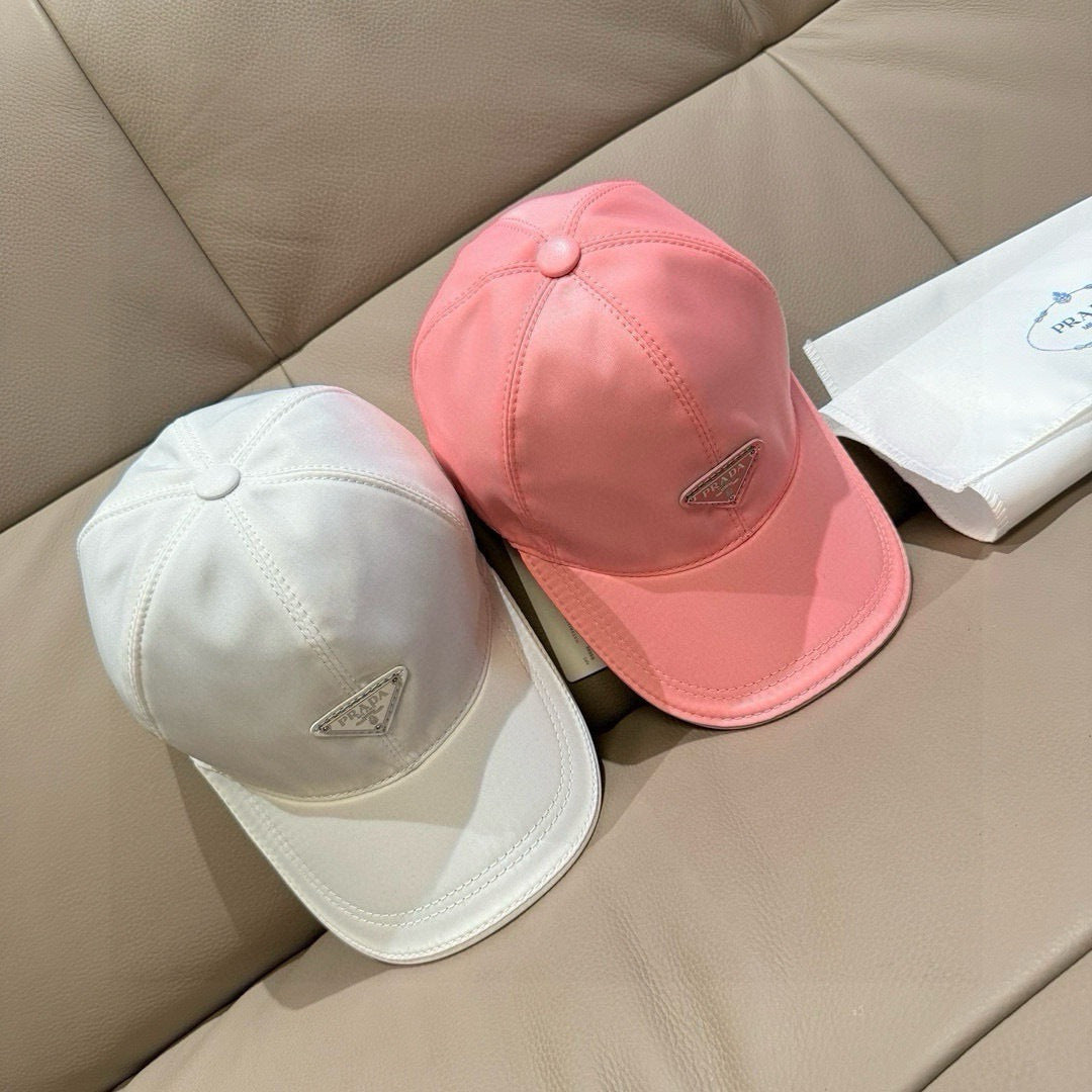 Prada Classic Baseball Cap Pink in Oxford 125612