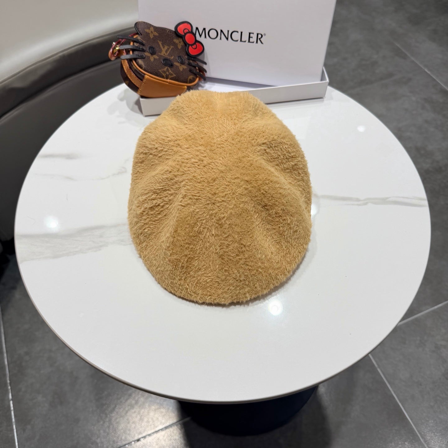 Prada 25 Iceland Beret Camel in Cashmere 125814