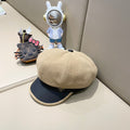 Prada Women's Beret Hat Beige in Tweed 125766