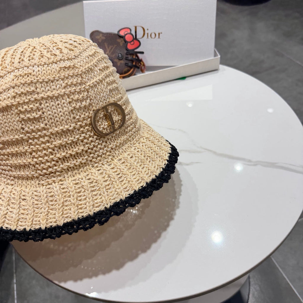 Dior Bucket Hat Beige in Mesh 192314