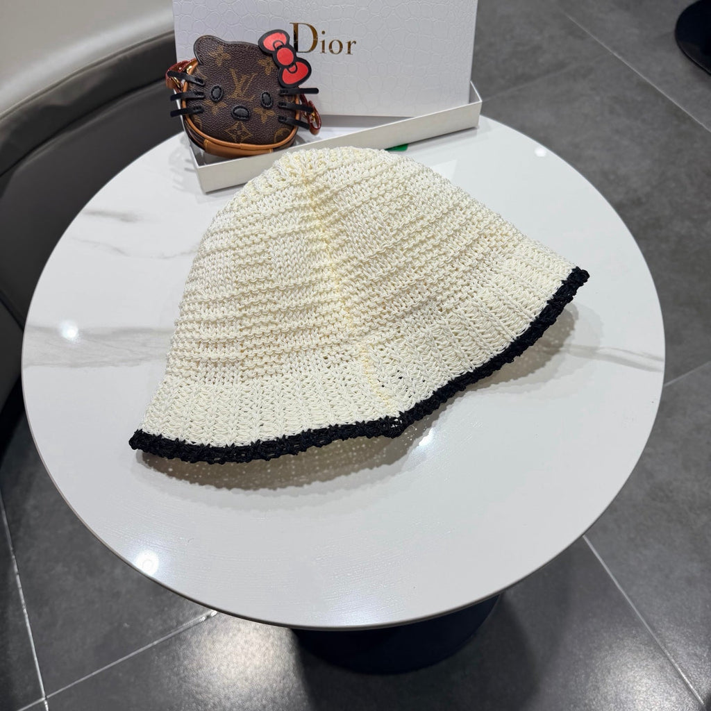 Dior Bucket Hat White in Mesh 192313