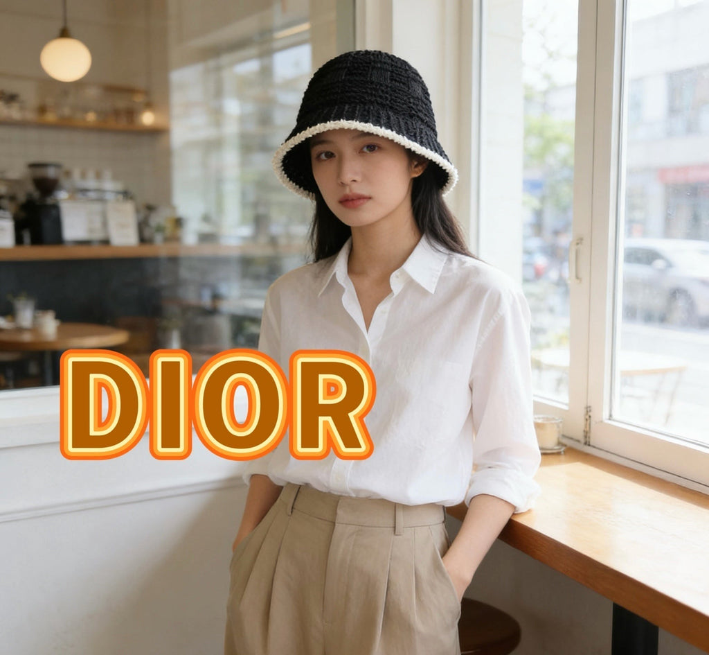 Dior Bucket Hat Black in Mesh 192312