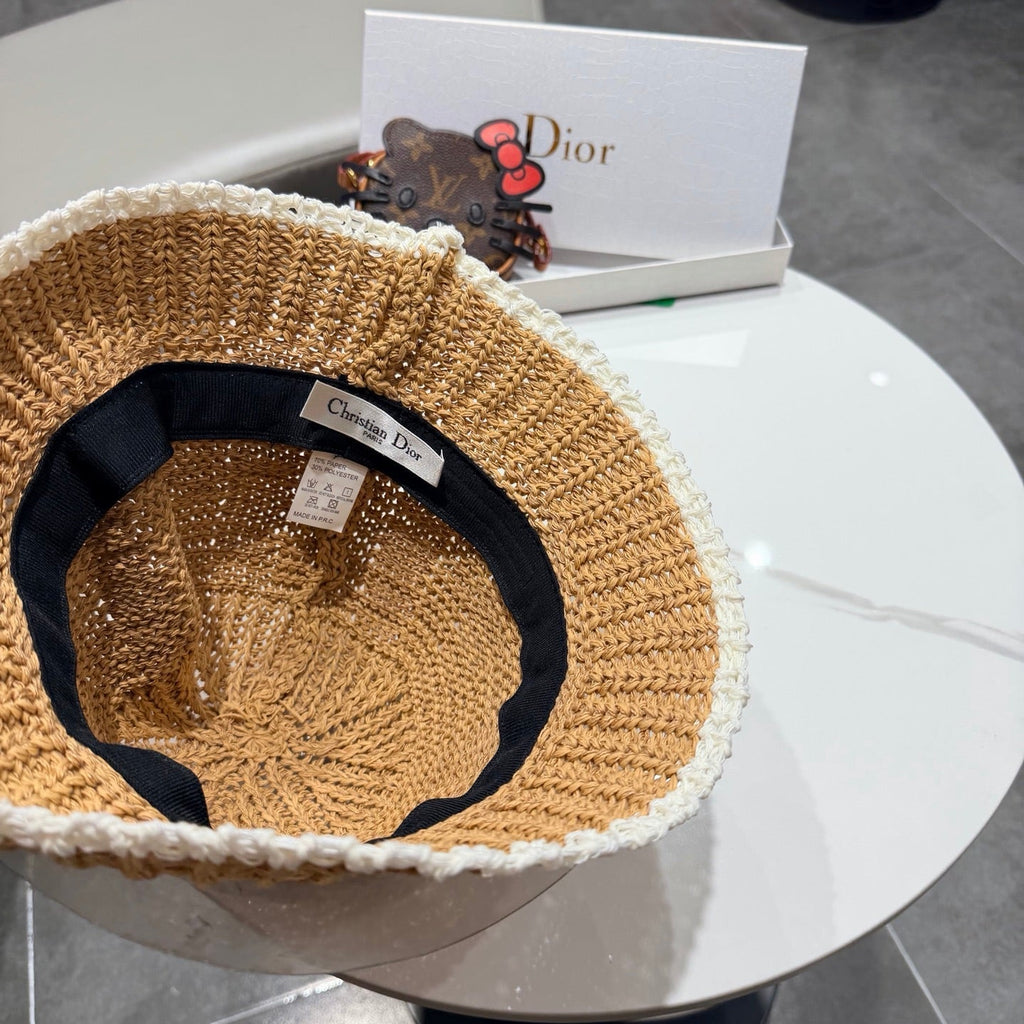 Dior Bucket Hat Brown in Mesh 192311