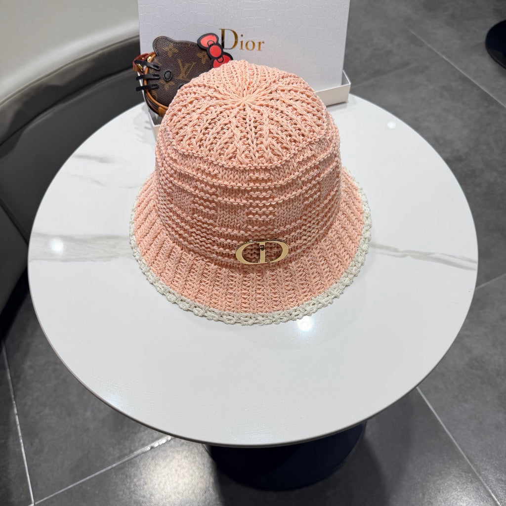 Dior Bucket Hat Pink in Mesh 192310