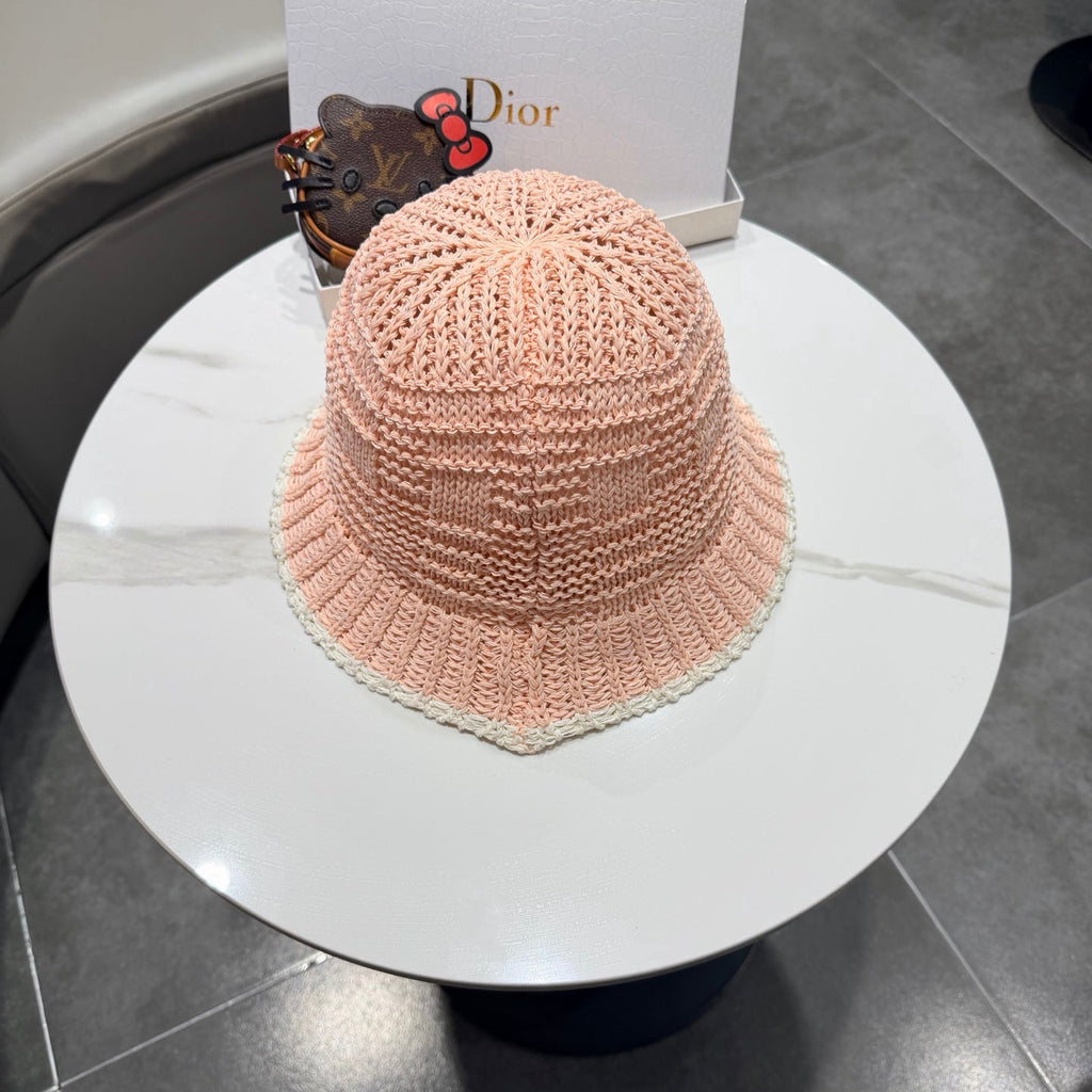 Dior Bucket Hat Pink in Mesh 192310