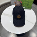 Gucci Baseball Cap Black in Canvas 194027