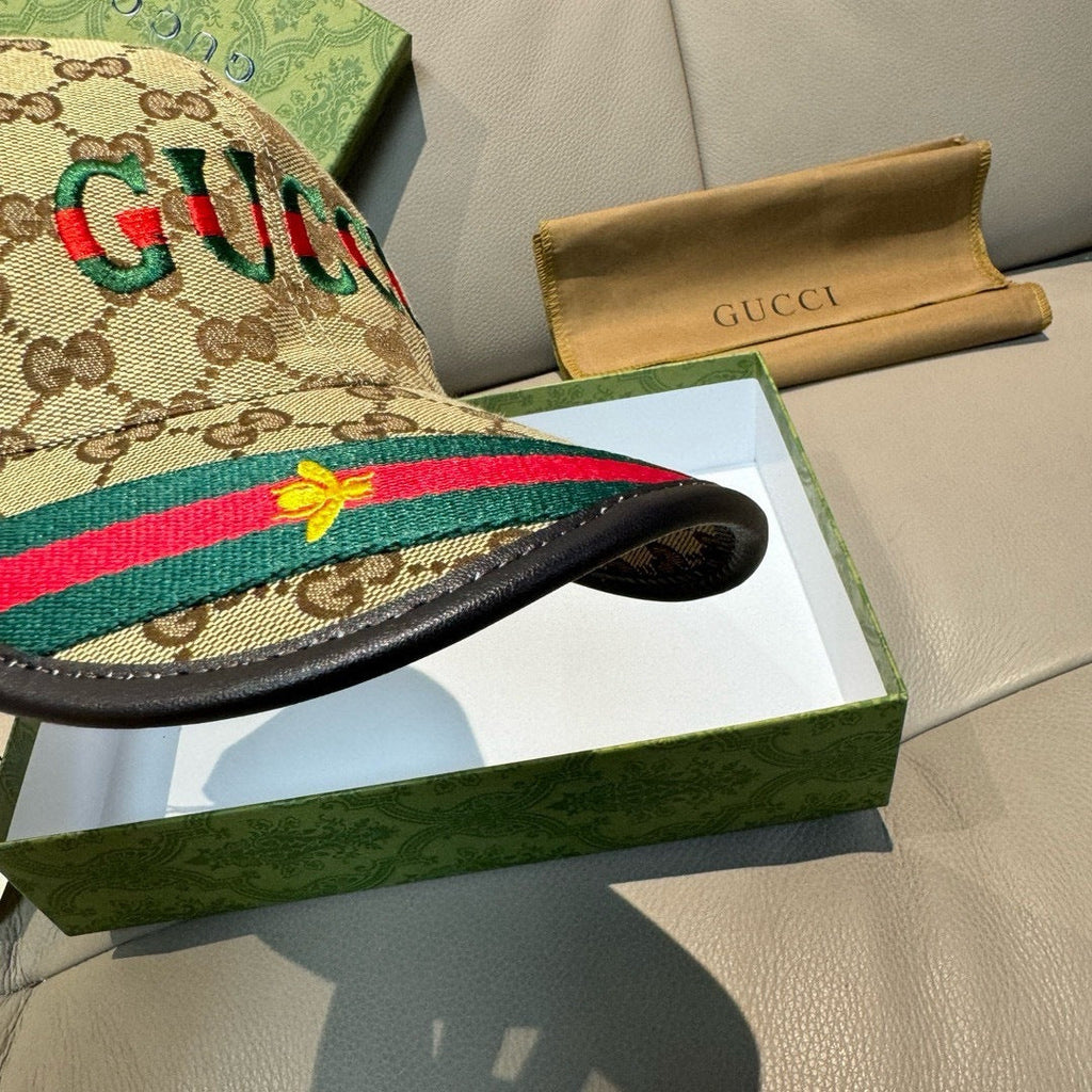 Gucci Baseball Cap Brown in Canvas 193862