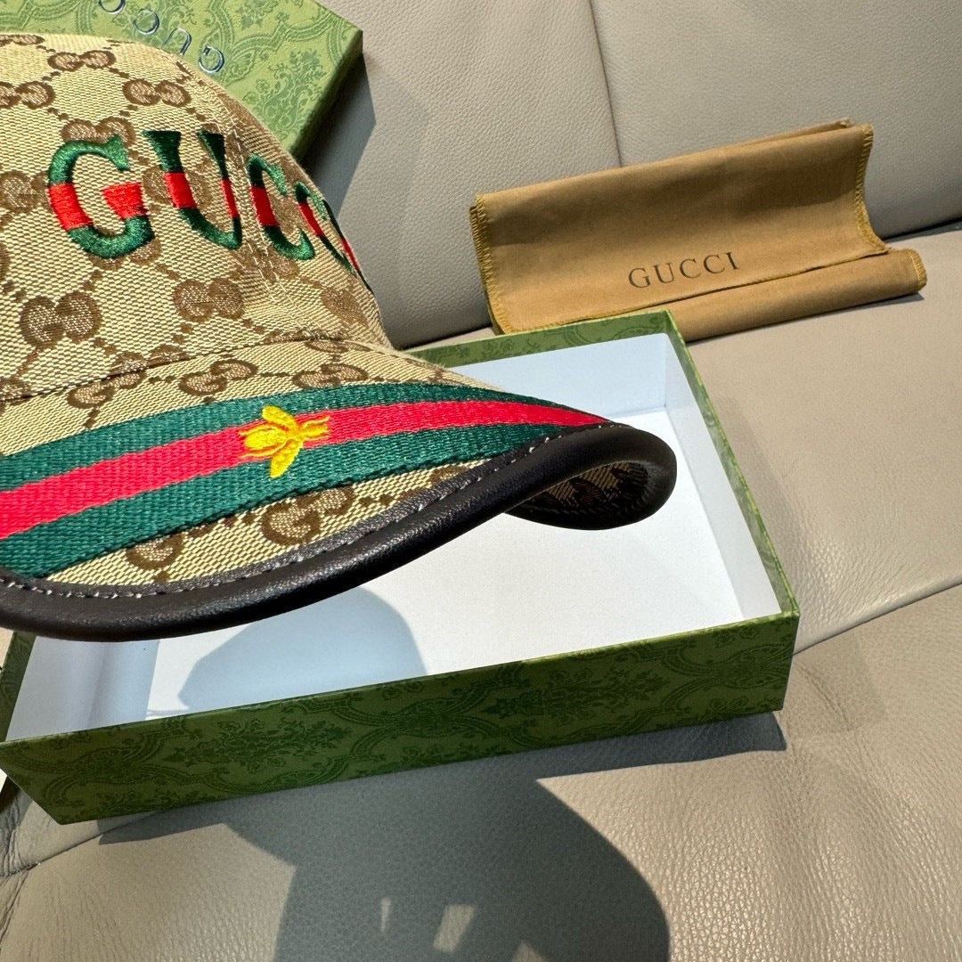 Gucci Baseball Cap Brown in Canvas 193862