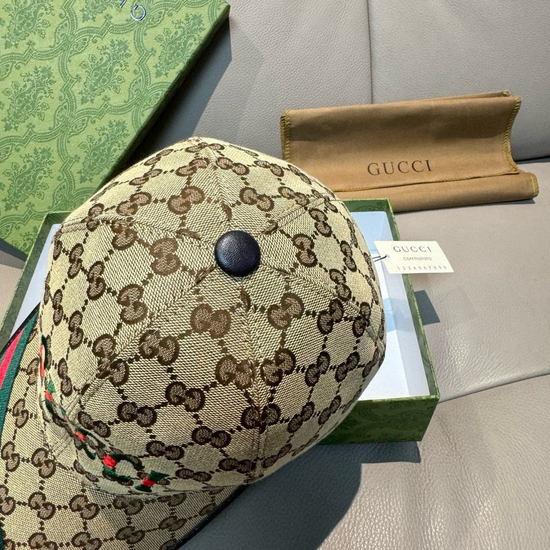 Gucci Baseball Cap Brown in Canvas 193862