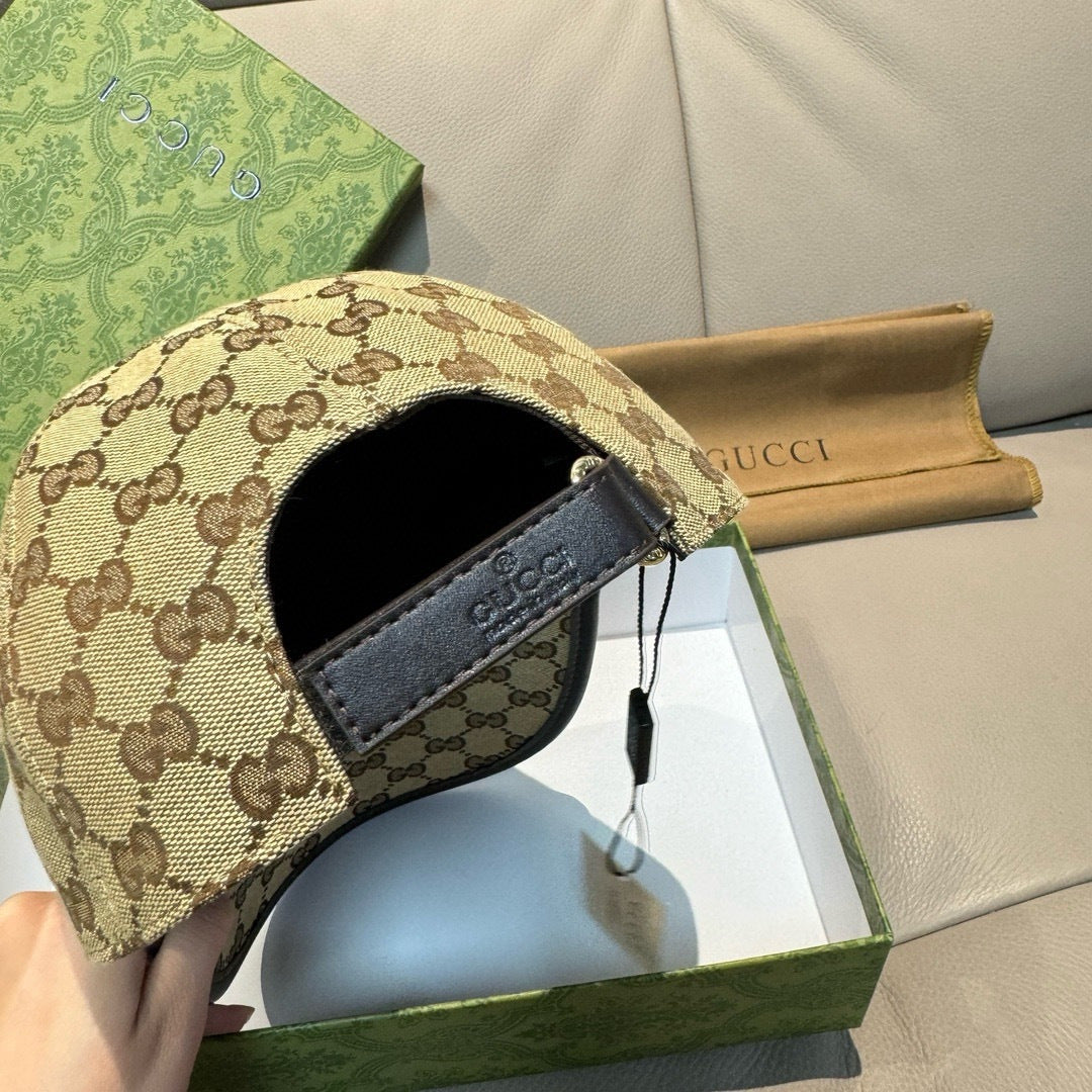 Gucci Baseball Cap Brown in Canvas 193862