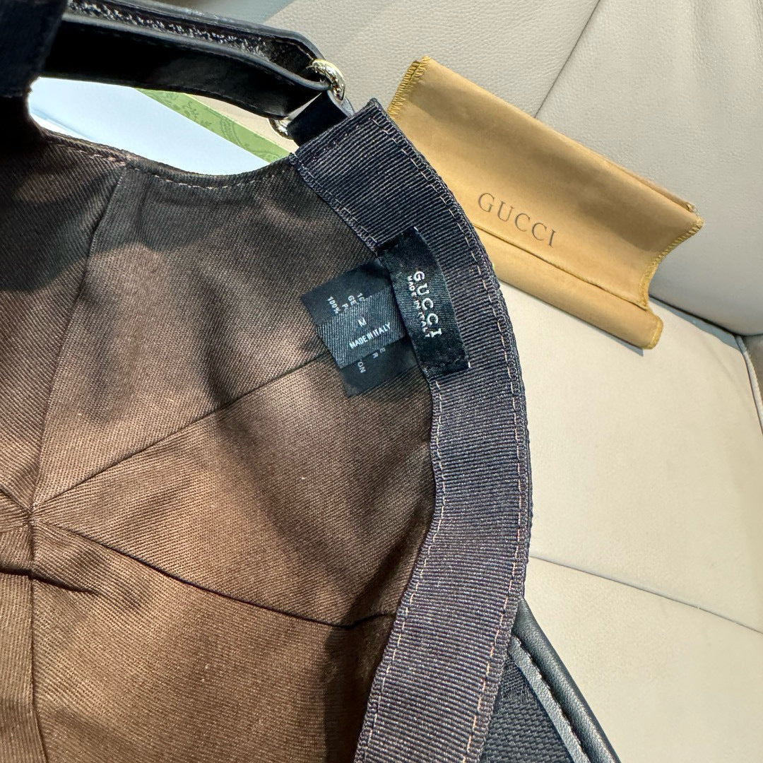 Gucci Baseball Cap Black in Canvas 193861