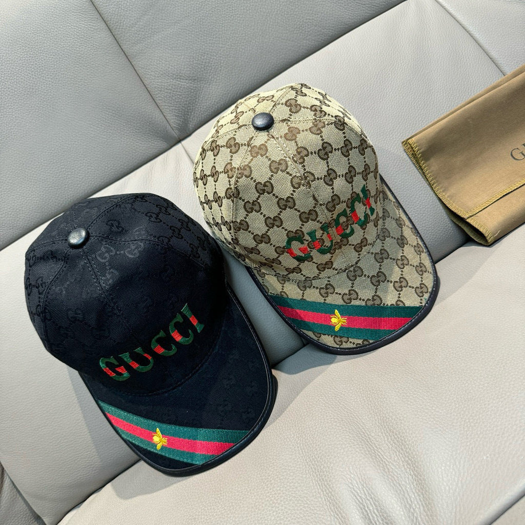 Gucci Baseball Cap Black in Canvas 193861