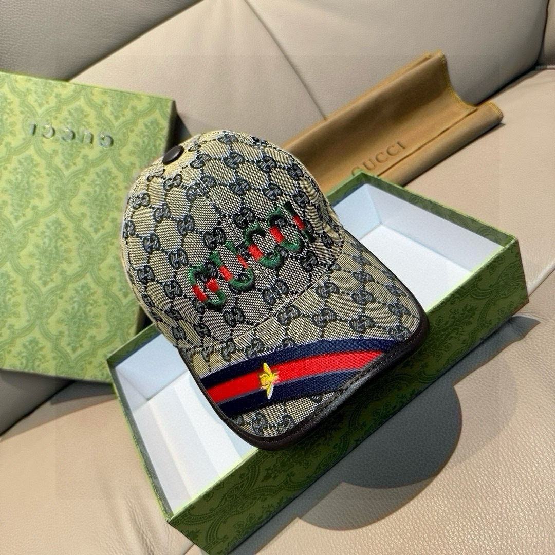 Gucci Baseball Cap Teal Green in Canvas 193860
