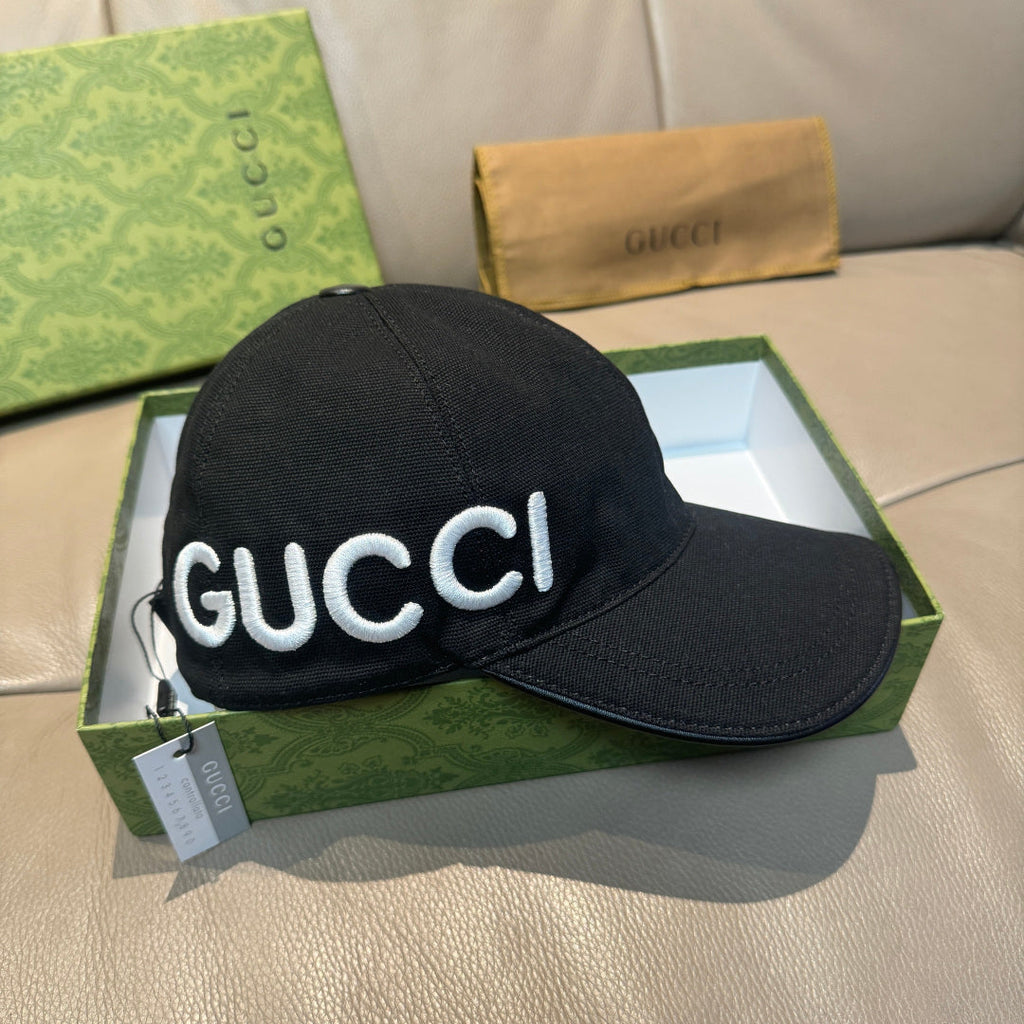 Gucci Baseball Cap Black in Canvas 193826
