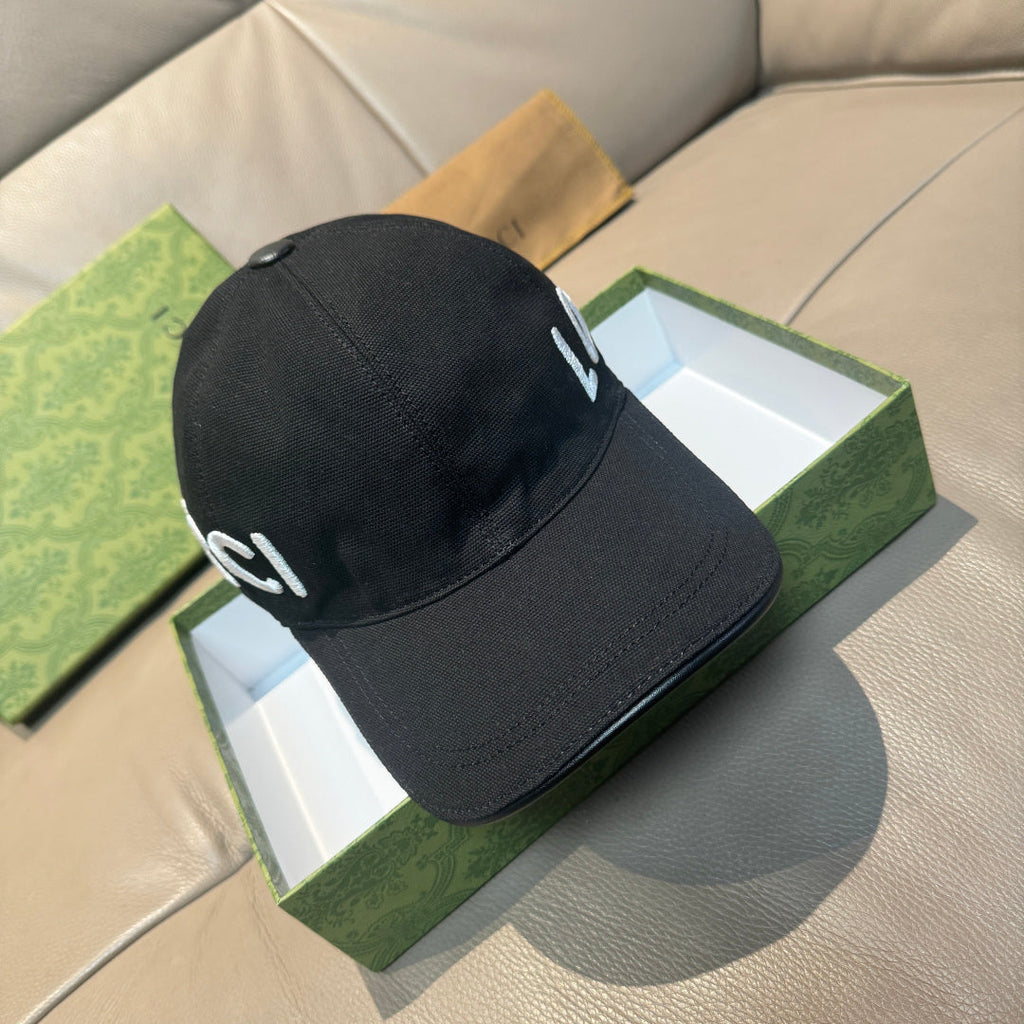 Gucci Baseball Cap Black in Canvas 193826