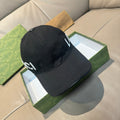 Gucci Baseball Cap Black in Canvas 193826