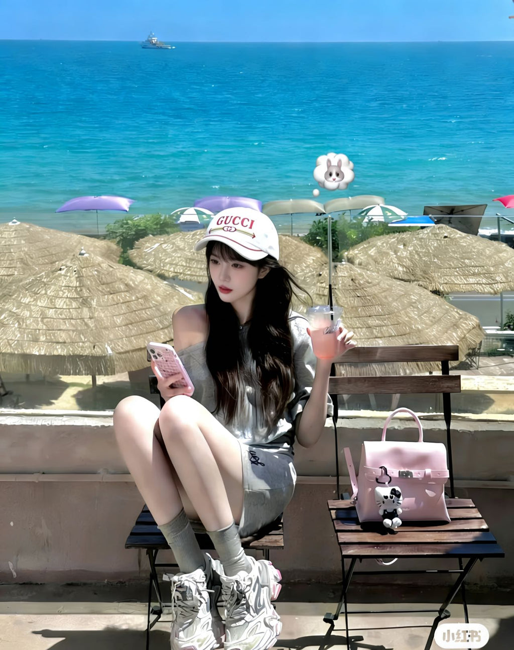 Gucci Baseball Cap White in Cloth 194176