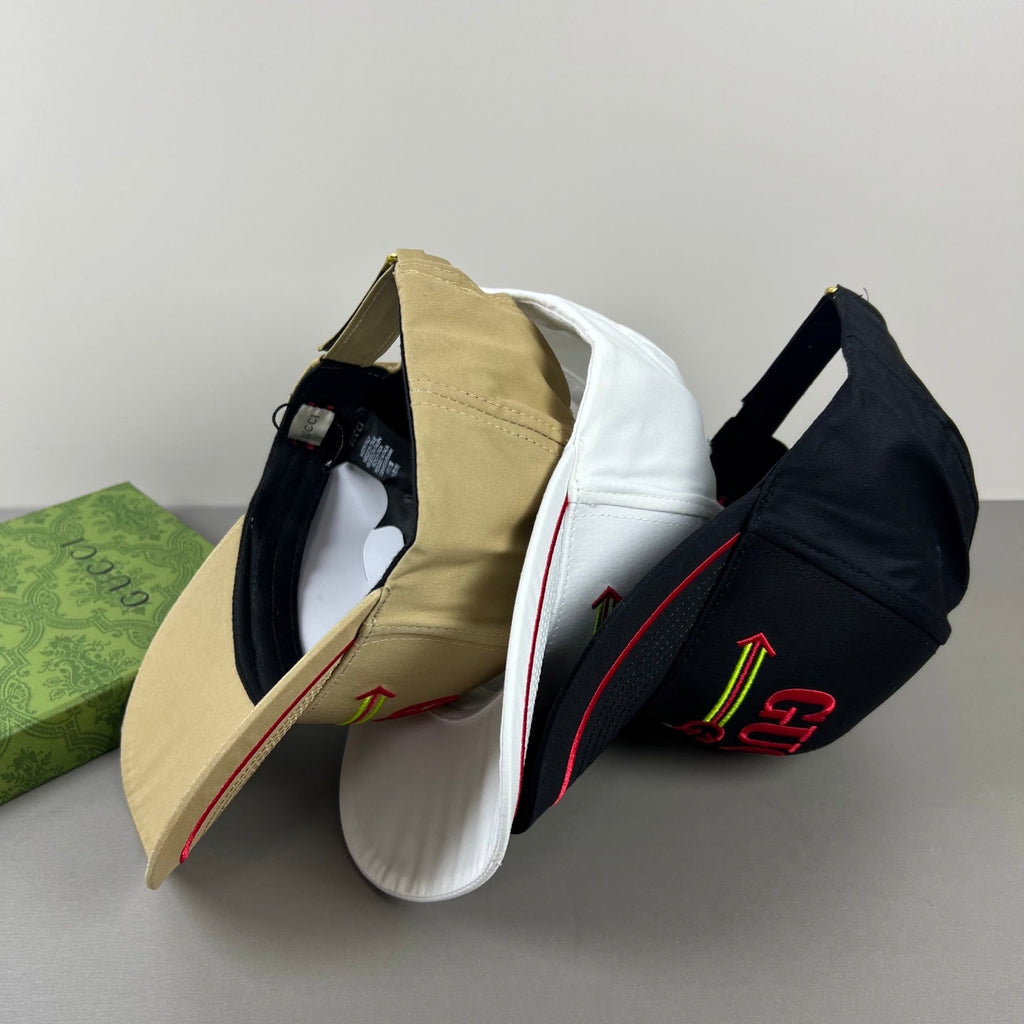 Gucci Baseball Cap White in Cloth 194176