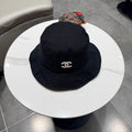 Chanel Style Fisherman Hat Black in Cloth 192299