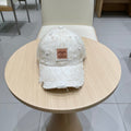 Chanel Baseball Cap Beige Denim 192130