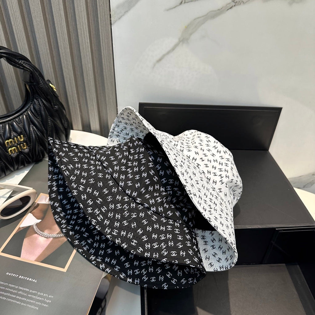 Chanel Bucket Hat Black in Cloth 192001