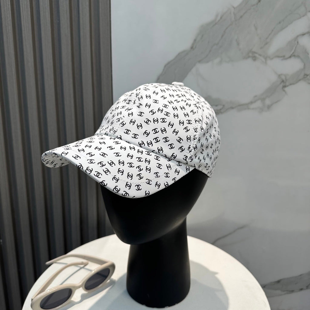 Chanel Classic Baseball Cap Style White in Cloth 192003
