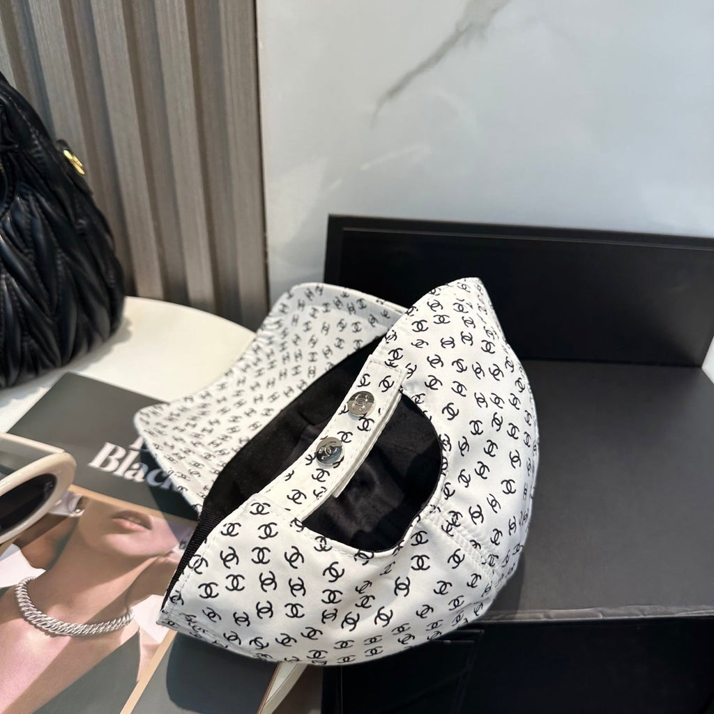 Chanel Classic Baseball Cap Style White in Cloth 192003