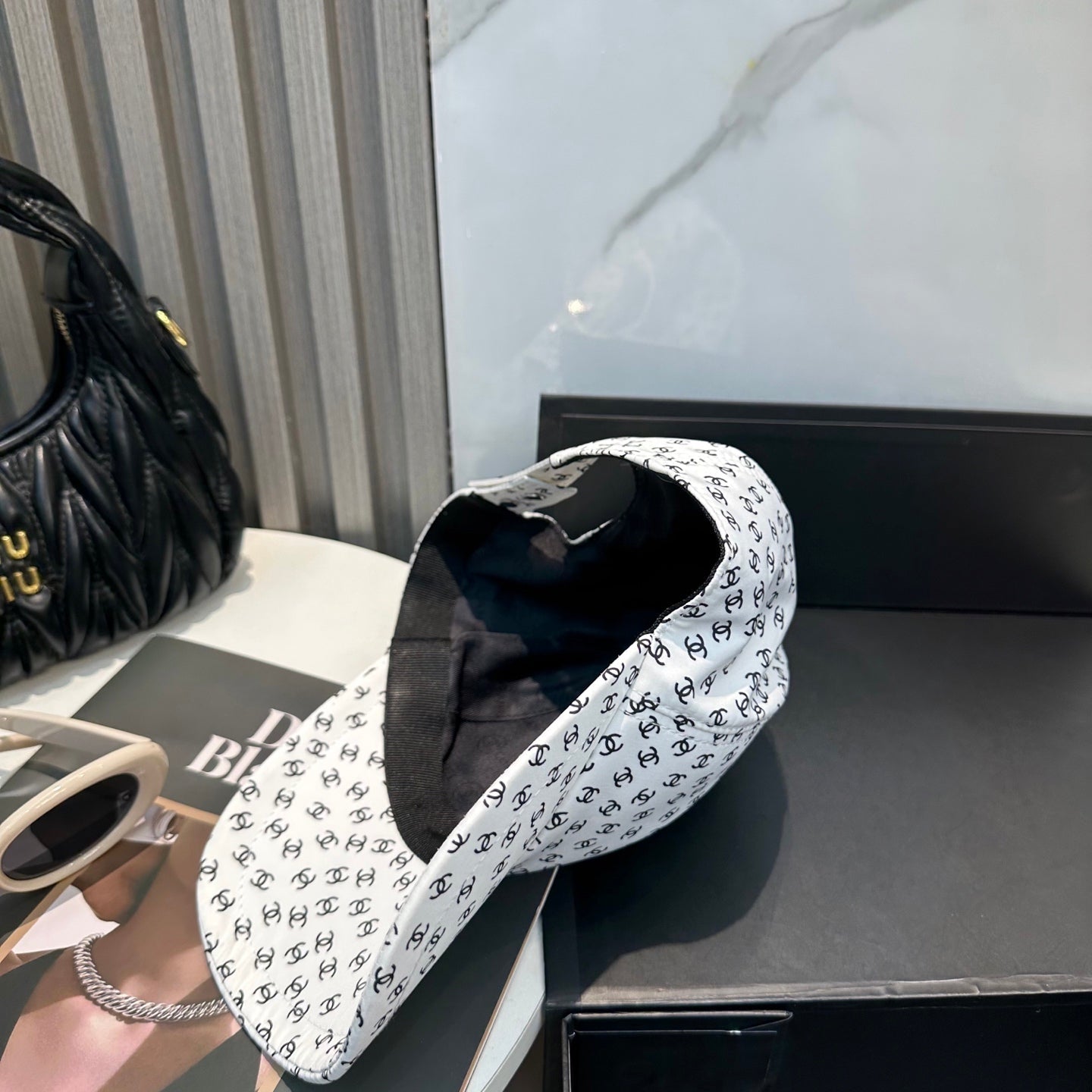Chanel Classic Baseball Cap Style White in Cloth 192003