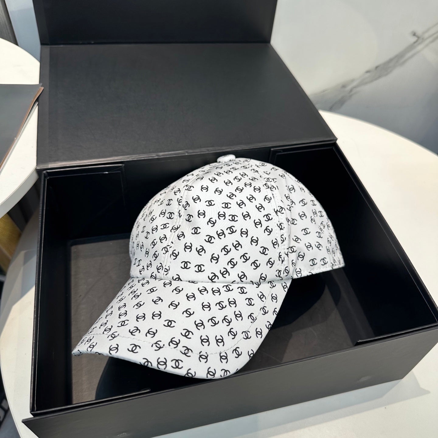 Chanel Classic Baseball Cap Style White in Cloth 192003