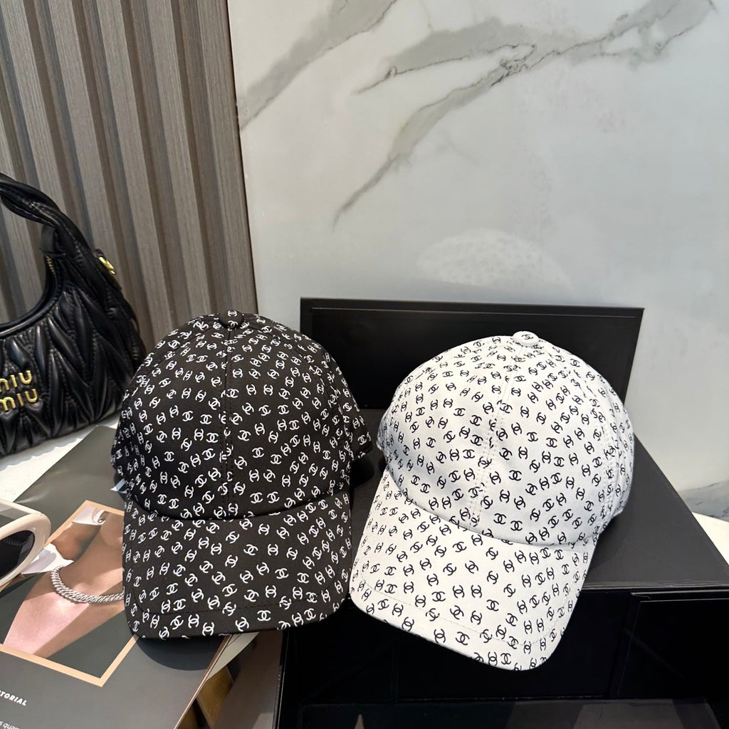 Chanel Classic Baseball Cap Style White in Cloth 192003